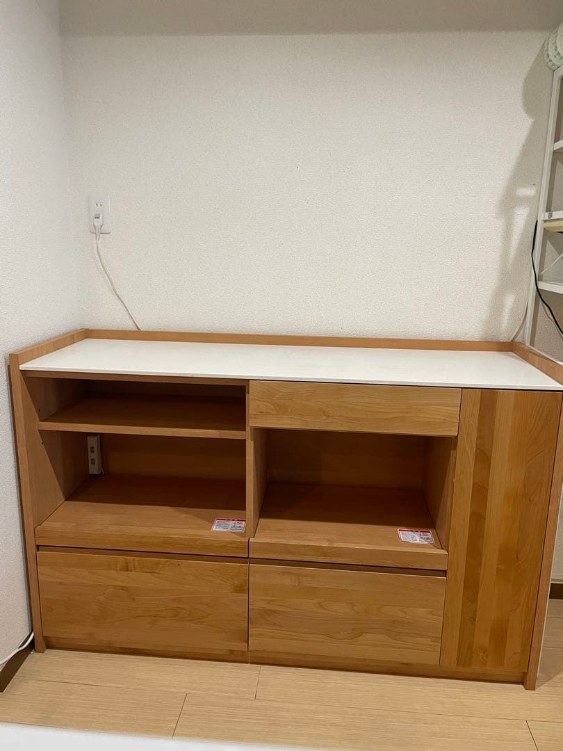 dinos ディノス アルダー キッチンカウンター ナチュラル 幅144cm