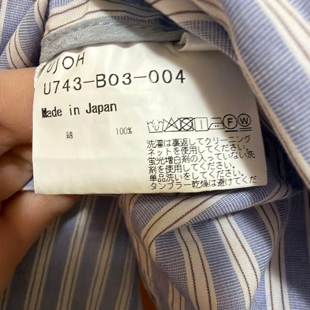 ujoh ストライプシャツ