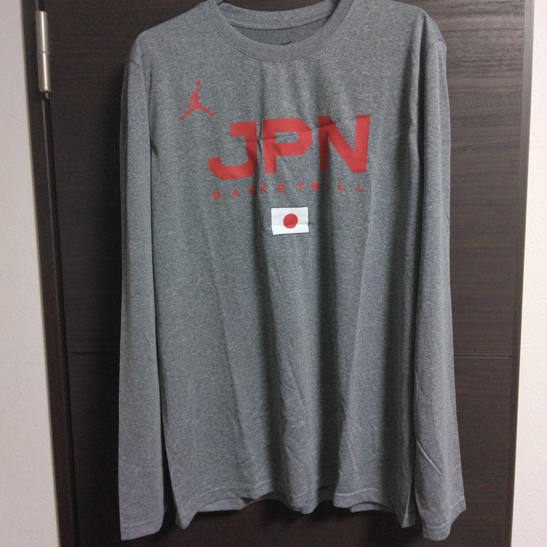 日本代表 バスケットボール ロングスリーブＴシャツ 海外Lサイズ
