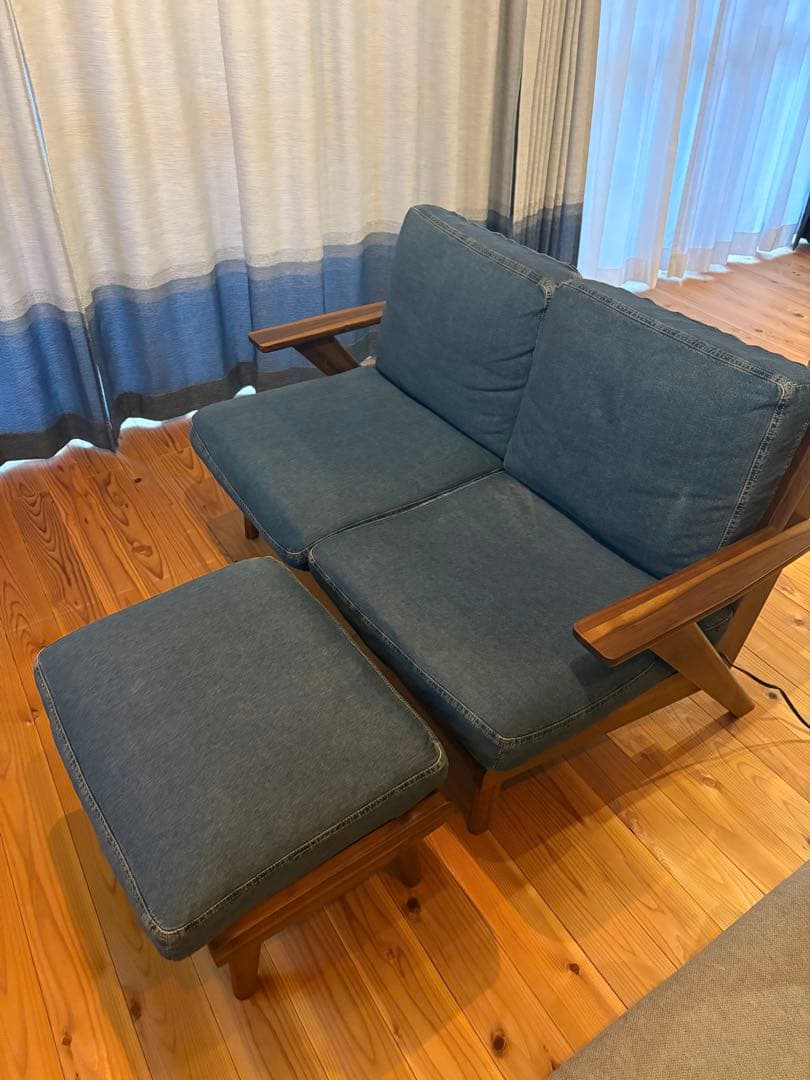 ウニコ■スウェラ　カバーリング　2人掛けソファ　一人暮らしにも　西海岸テイスト