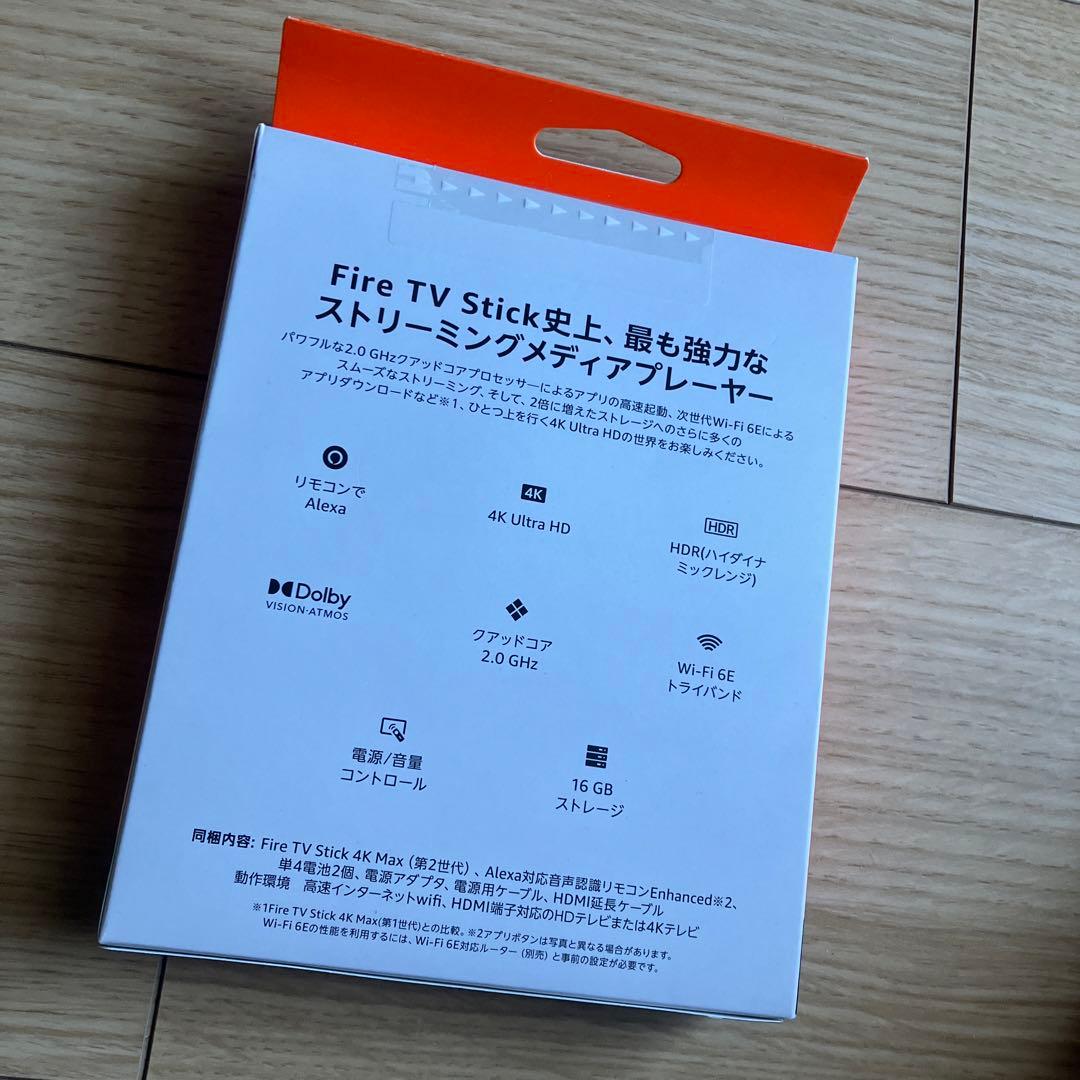 Amazon Fire TV Stick 4K Max 第2世代