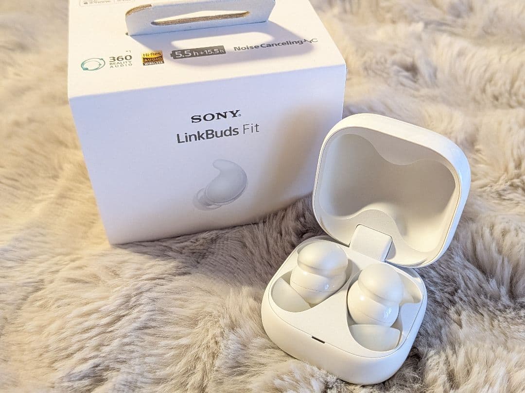 【美品】SONY LinkBuds Fit ホワイト