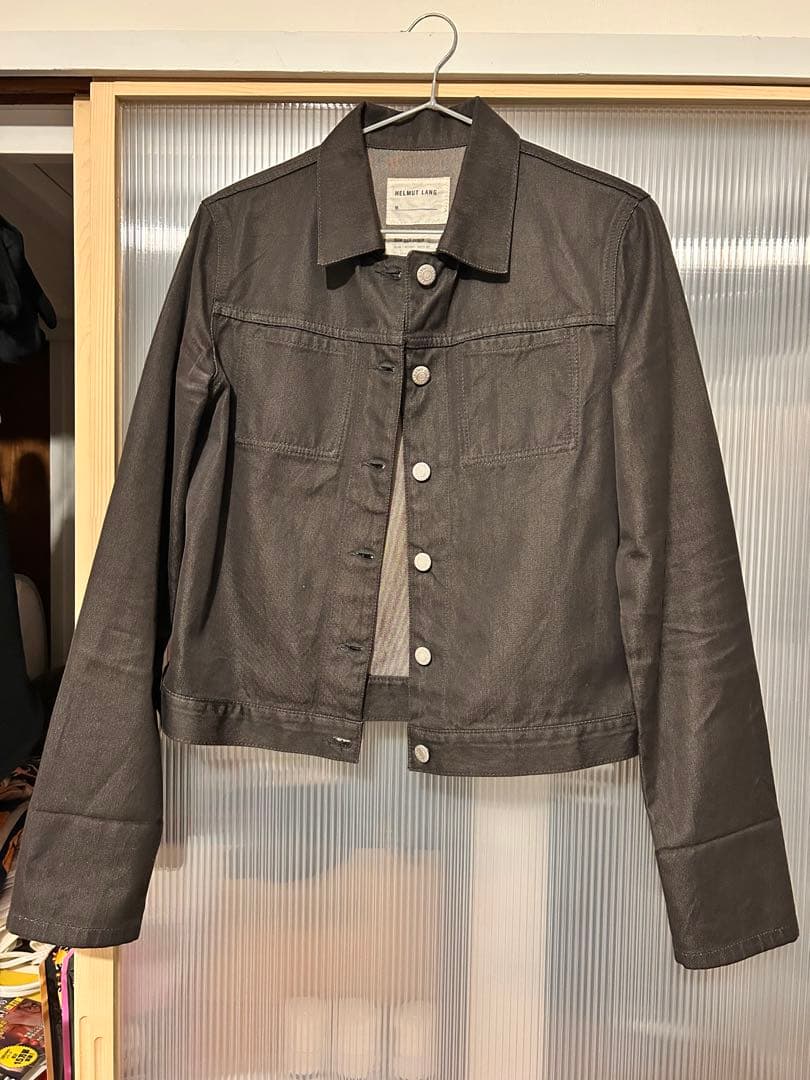 HELMUT LANG RAW SILK DENIM ジャケット 42 M