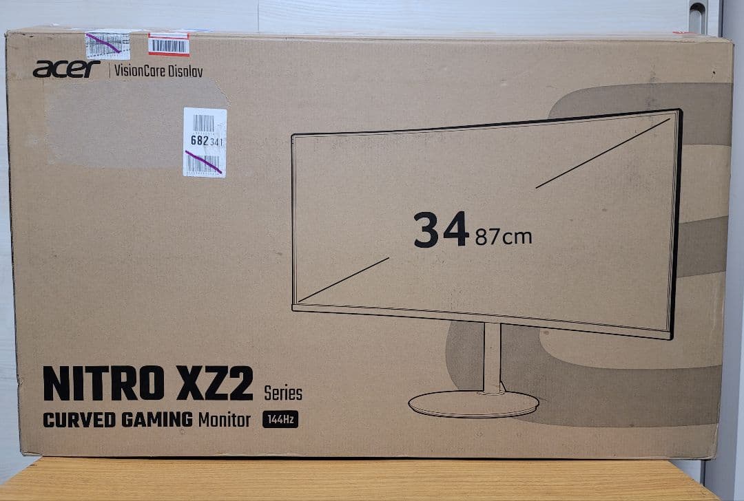 美品　Acer 34インチ湾曲ゲーミングモニター Nitro XZ342CU