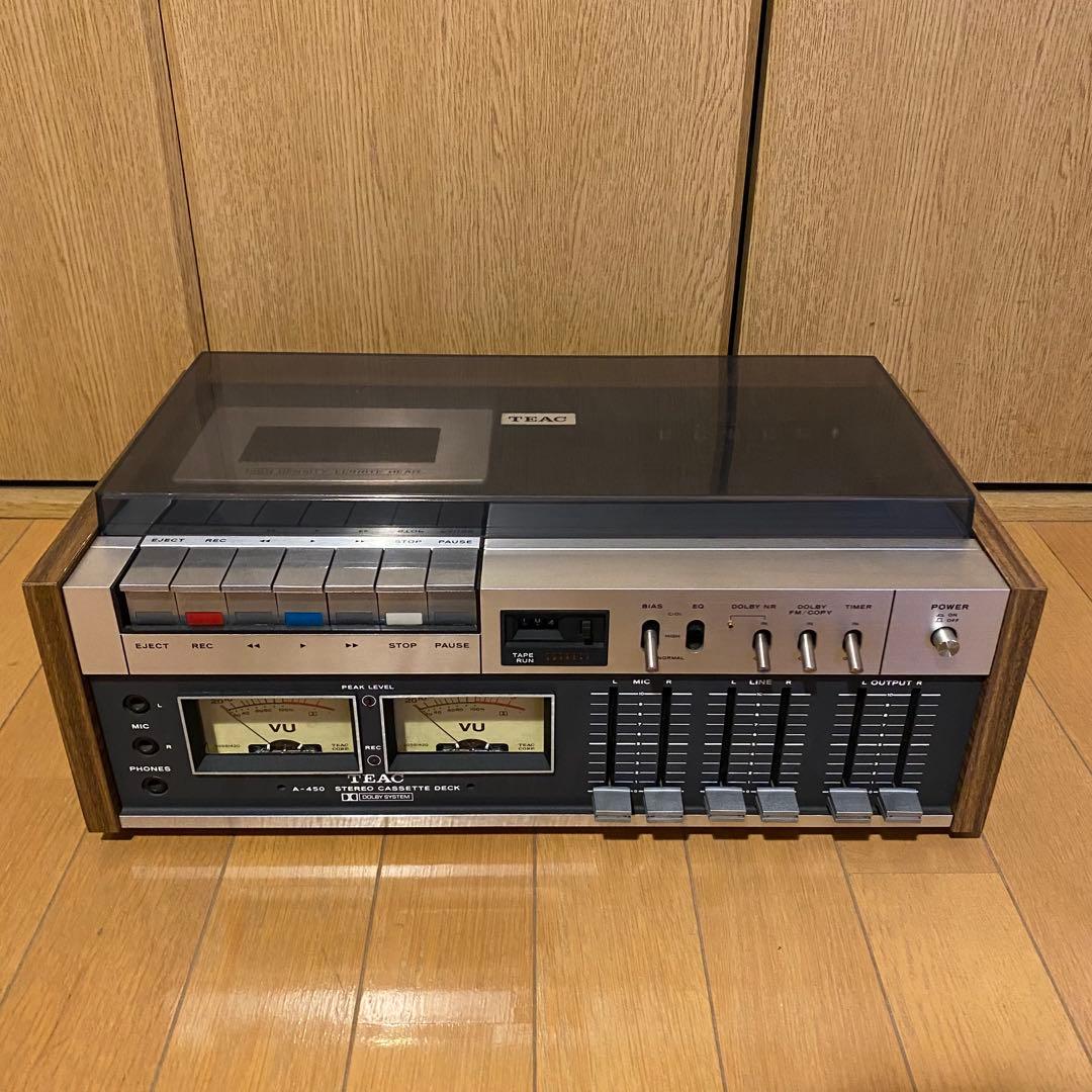 TEAC A-450 カセットデッキ〈ジャンク扱い〉