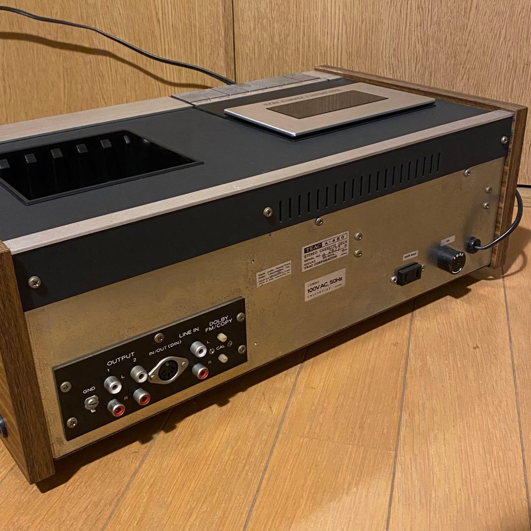 TEAC A-450 カセットデッキ〈ジャンク扱い〉