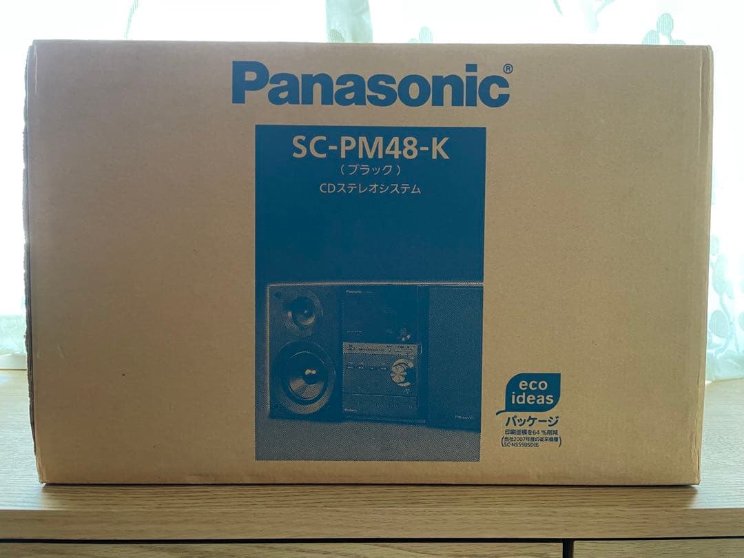 Panasonic SC-PM48-Ｋ　CDステレオシステム