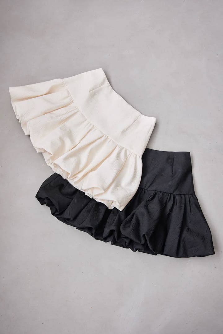 スカート Bubble Mini Skirt herlipto