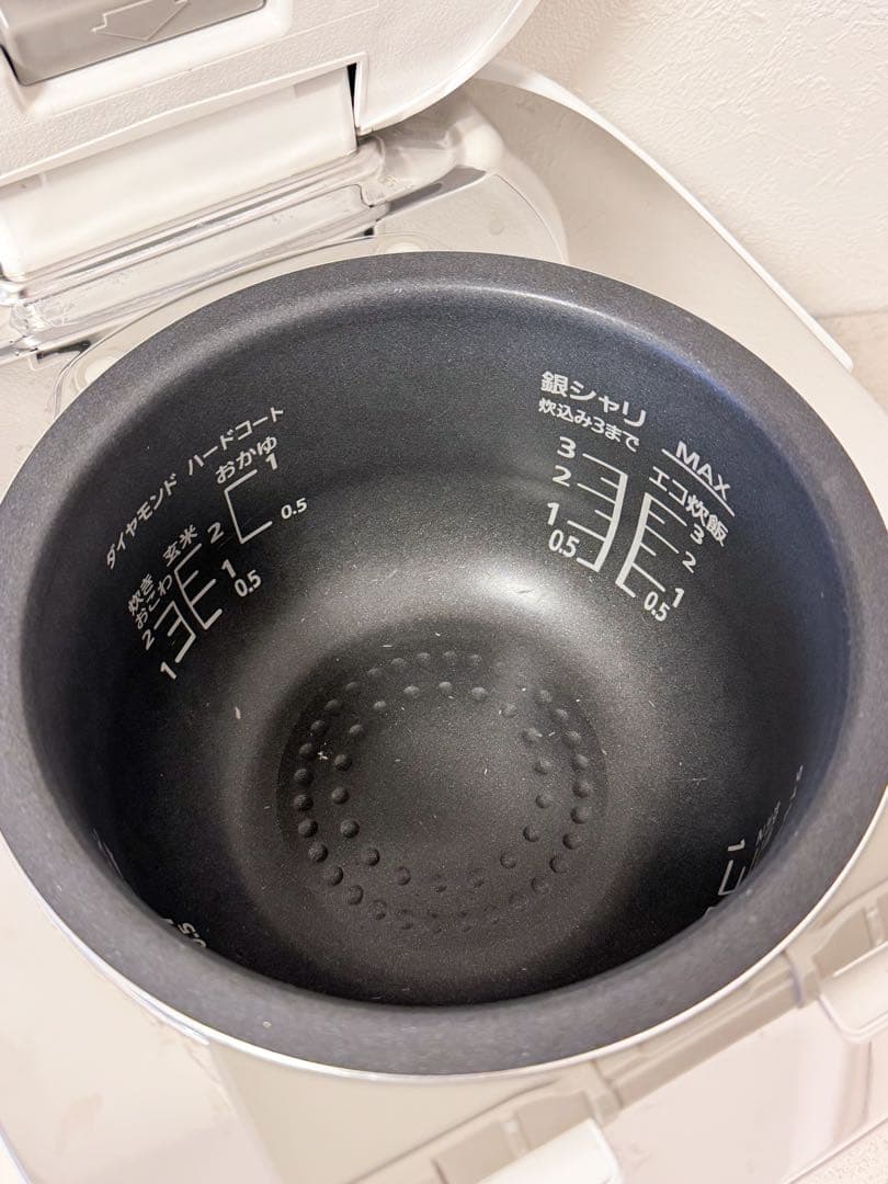 パナソニック SR-JW058-W可変圧力IHジャー炊飯器 3合炊き豊穣ホワイト