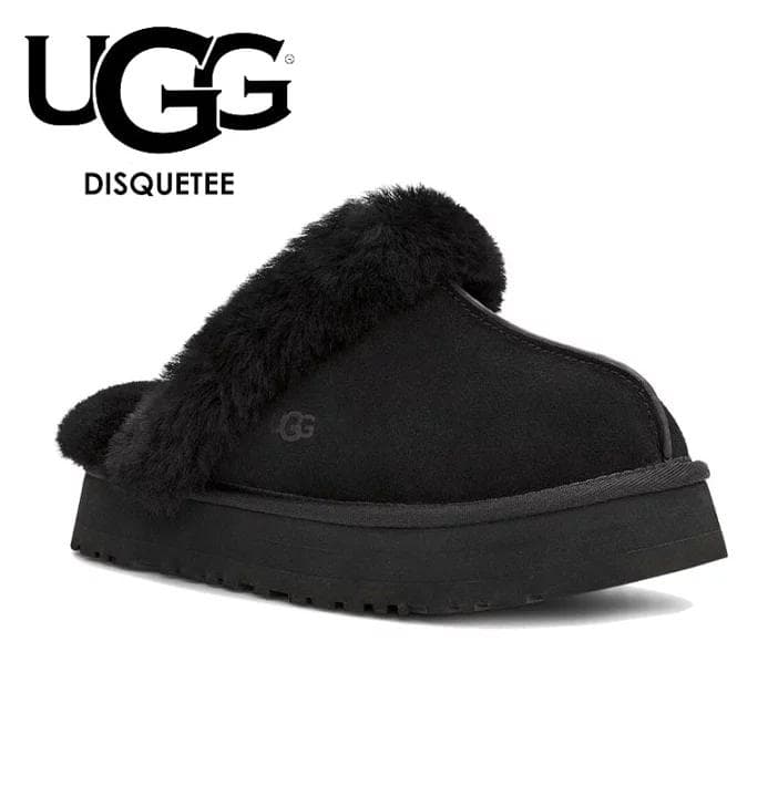 国内正規品✨③展示品✨24⇒～23靴下23.5素足✨UGG ✨ディスケット✨厚底