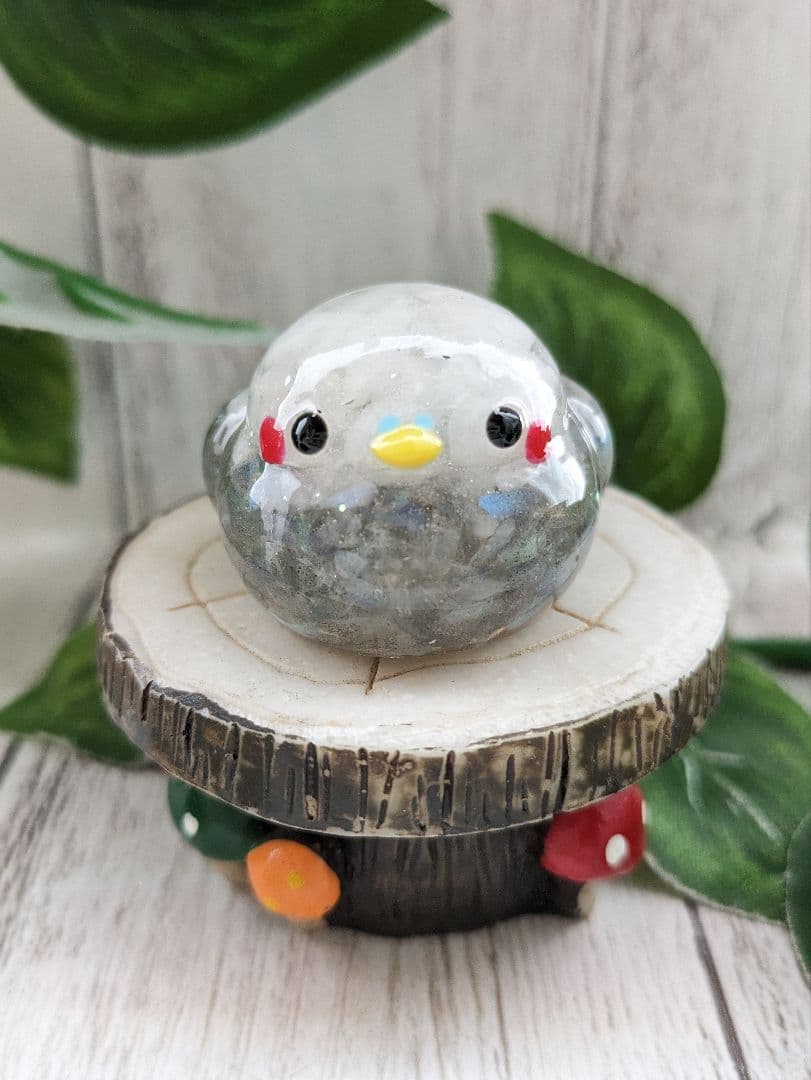 【睦月】①顔付き！かがみもちちゃん形オルゴナイト☆他２点