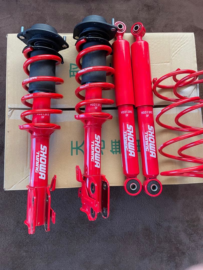 コペン l880k SHOWA赤サス前後一式⭐︎美品⭐︎