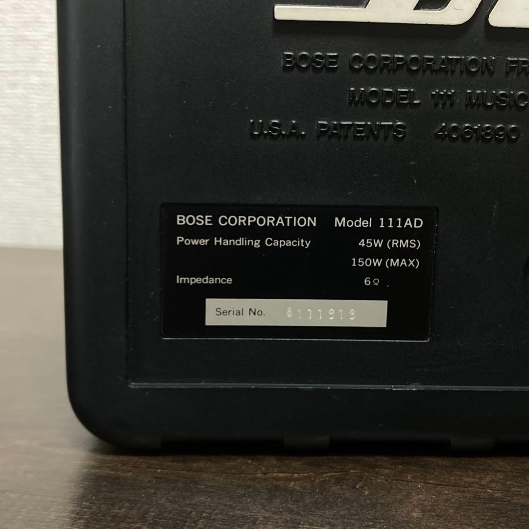 BOSE　ボーズ　モデル 111AD　スピーカー　ペアセット