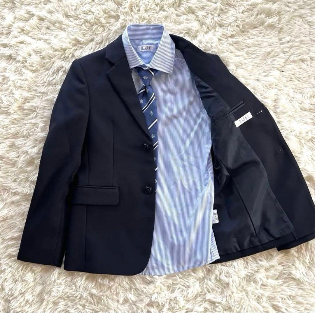 ELLE en'NOIR ネイビー スーツ 140cm