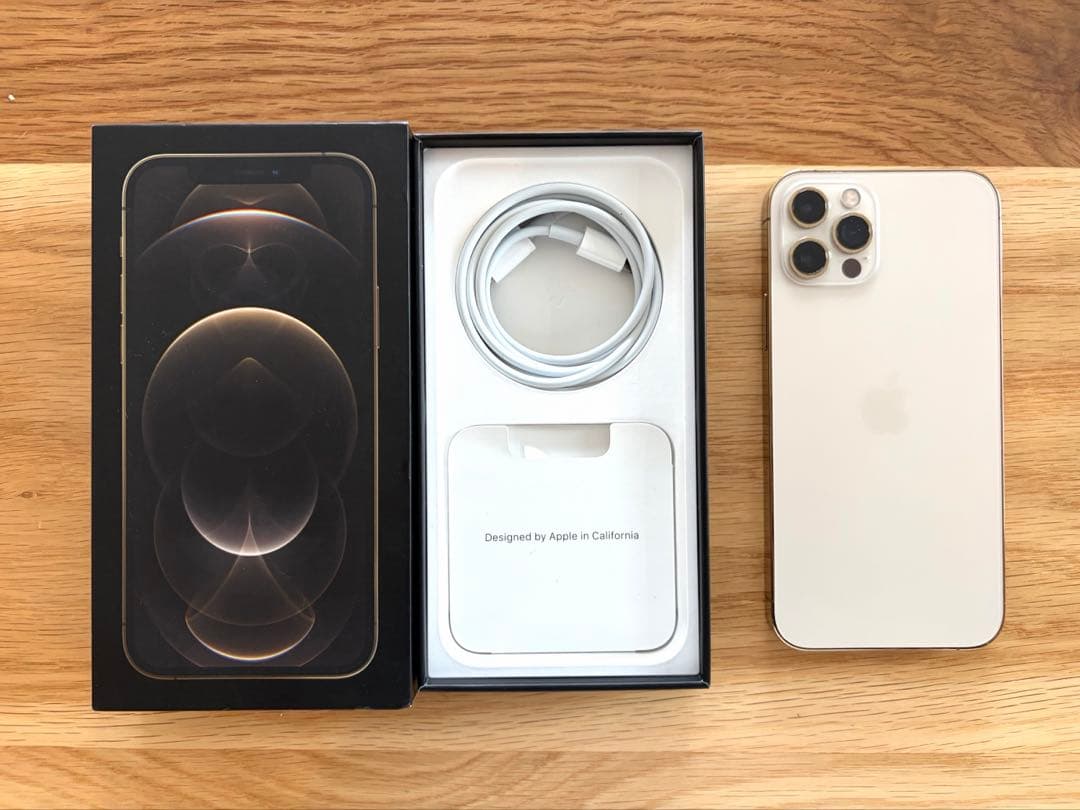 【美品】iPhone12pro 128GB ゴールド