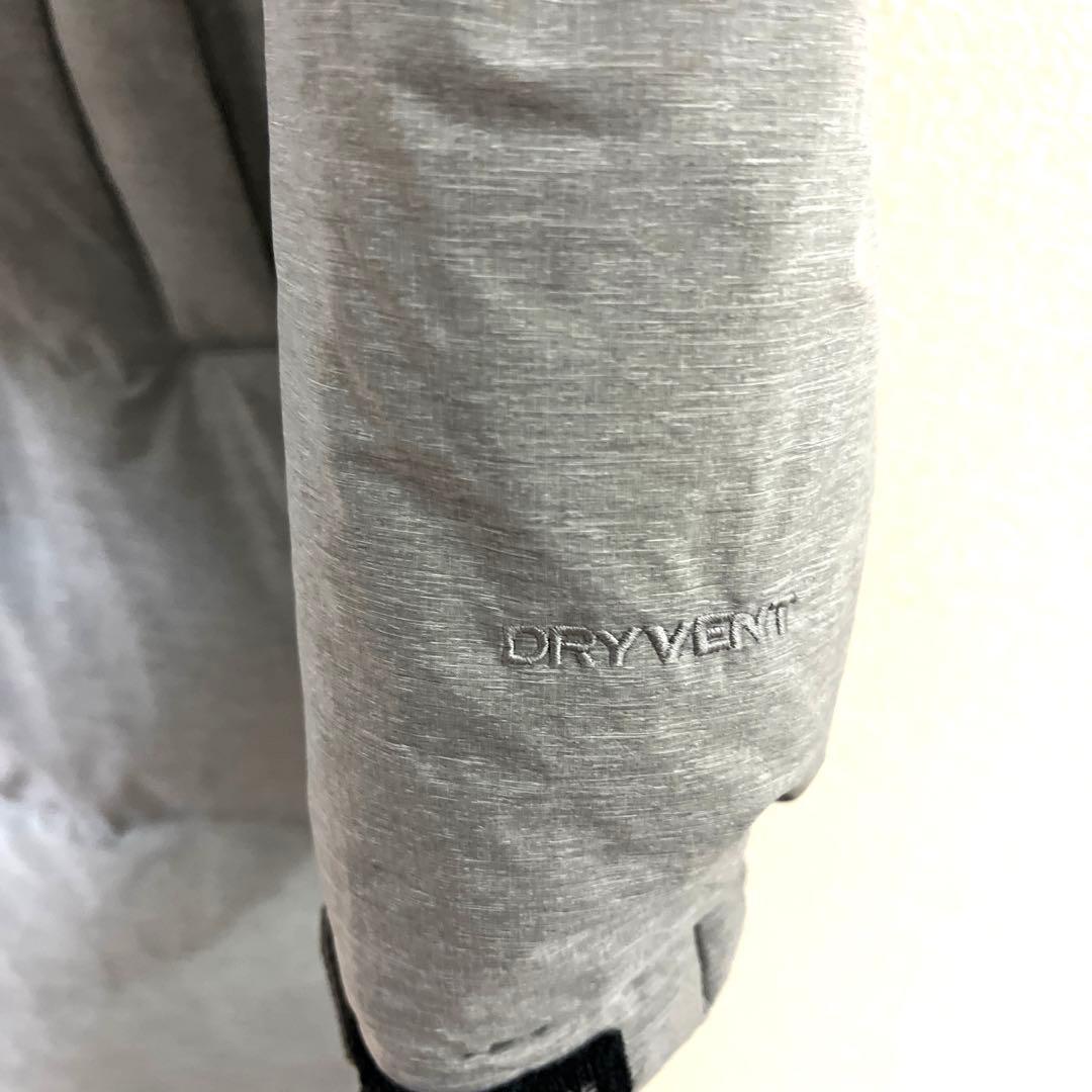 ノースフェイス ロングダウンジャケット メンズM レディースL XL グレー