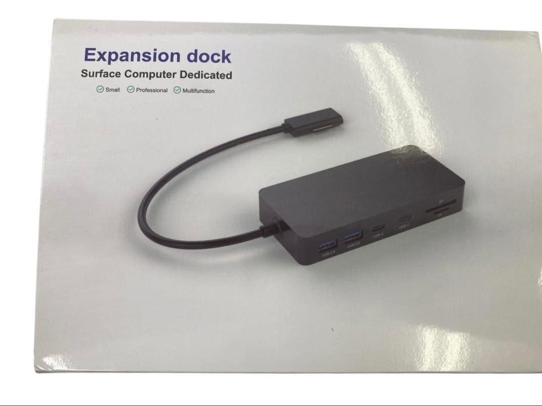 【開封・未使用】 Surface Dock ドッキングステーション 電源付き 黒