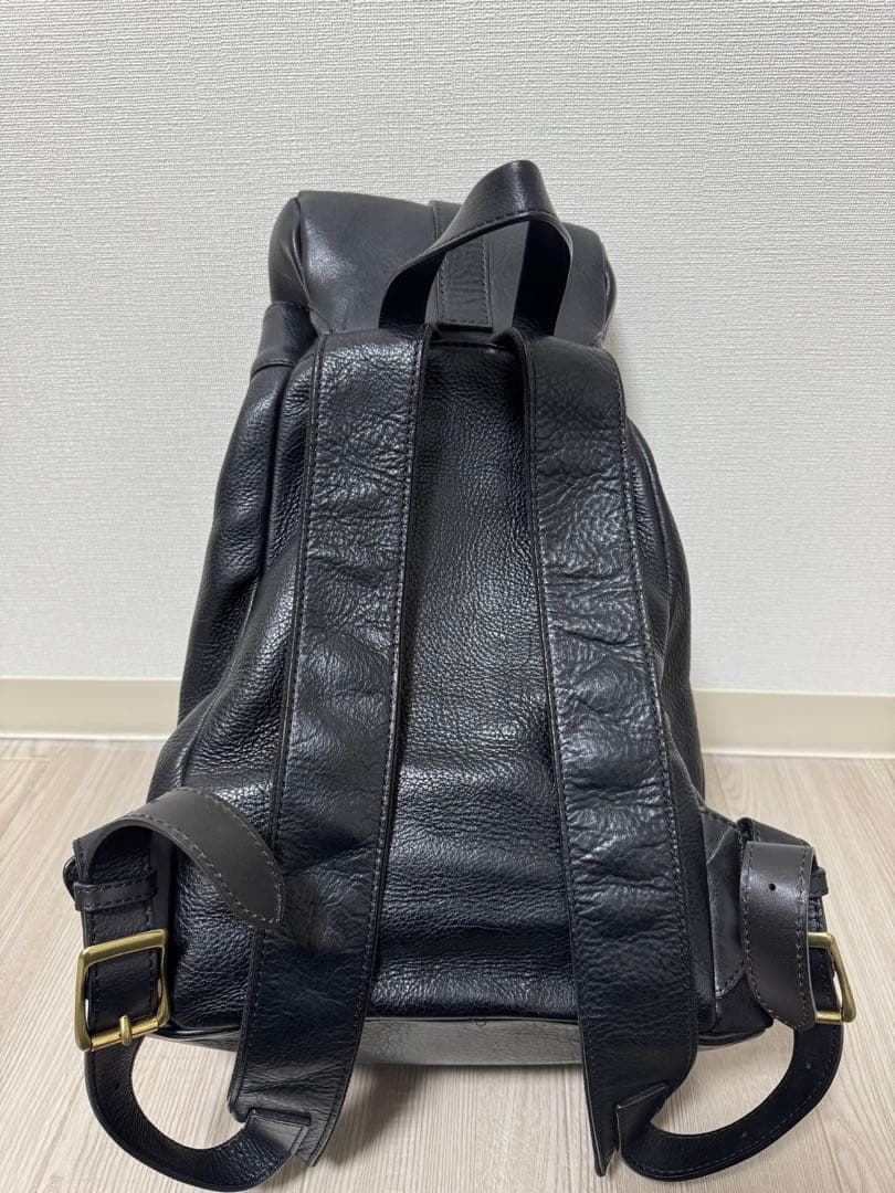 短時間使用　レザー未使用に近い　GANZO 7QS-H レザーリュック　ガンゾ