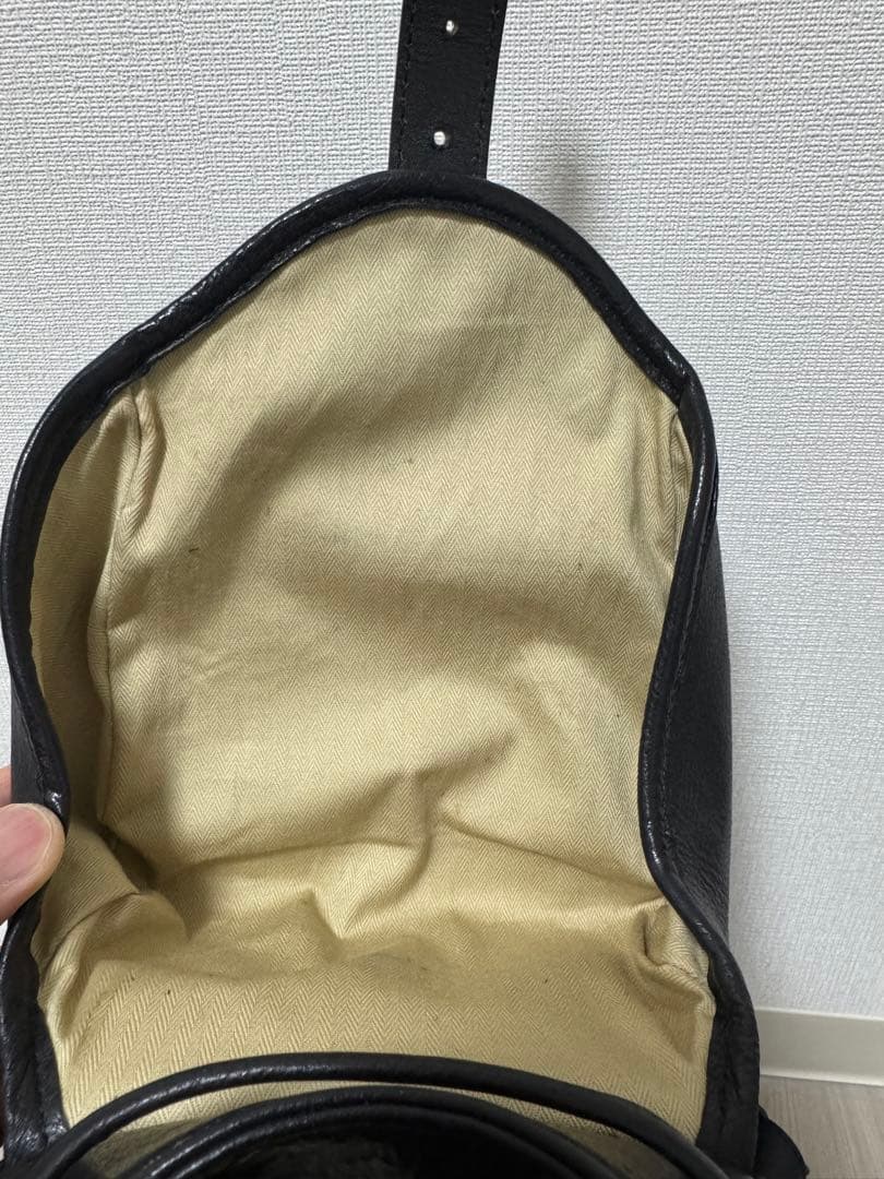 短時間使用　レザー未使用に近い　GANZO 7QS-H レザーリュック　ガンゾ