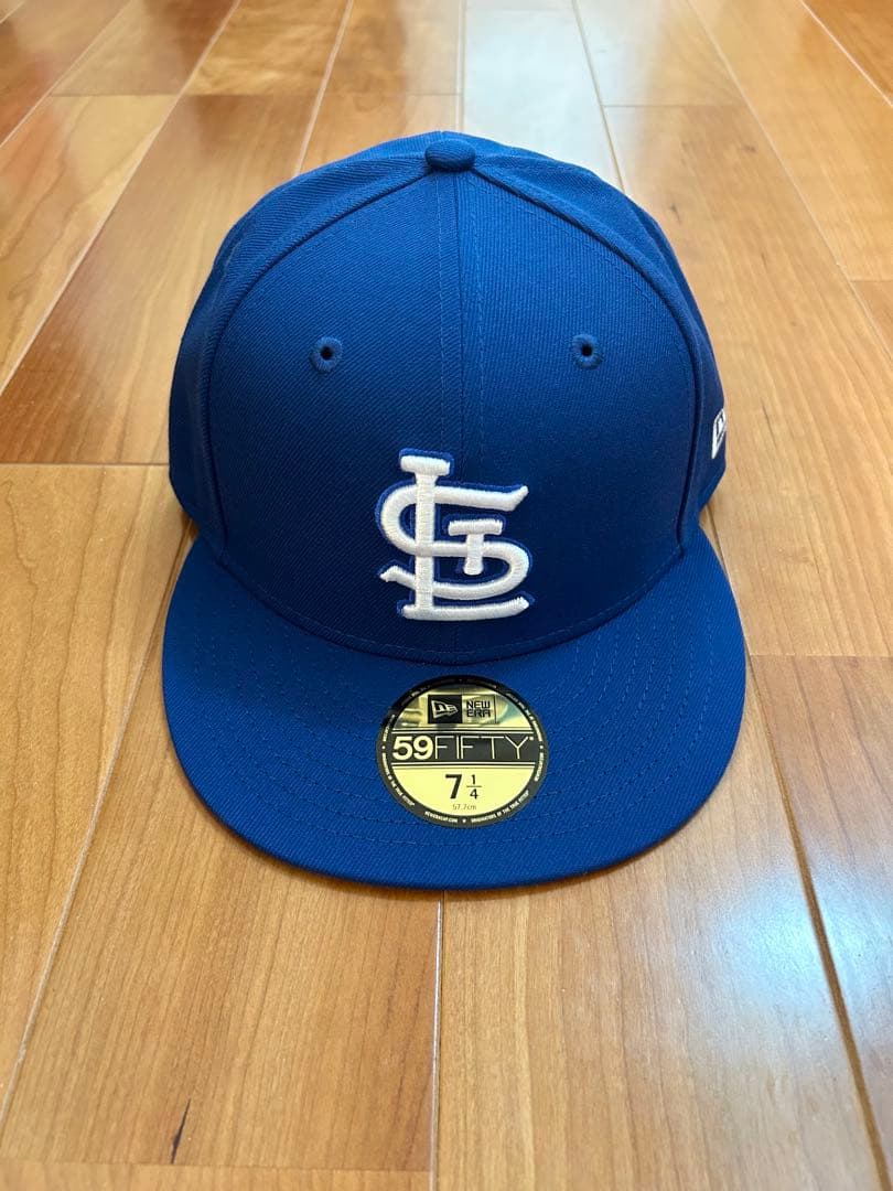 新品 カージナルス ニューエラ59FIFTYキャップ 7 1/4 ロイヤルブルー
