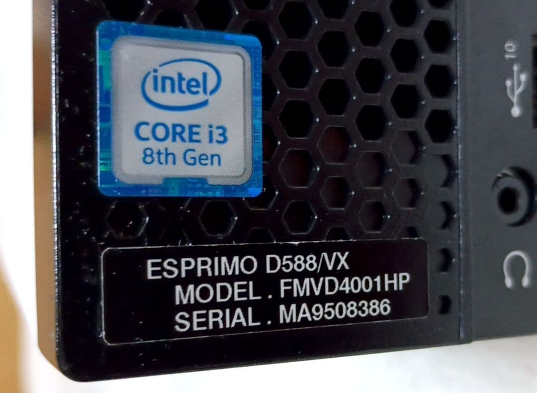 あ*か様 富士通　ESPRIMO D588/VX （Office付）