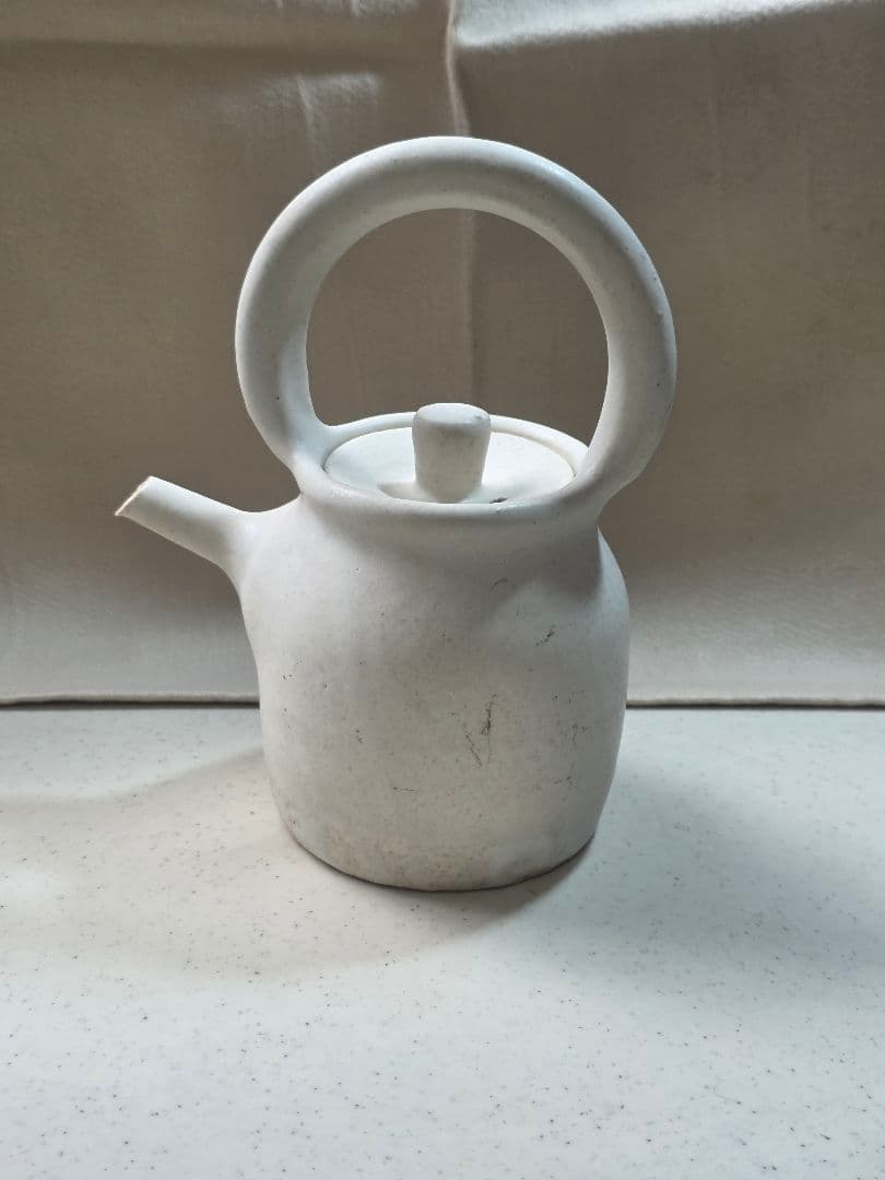 正島克哉　耐火　土瓶　白 (小)　 ■美品■