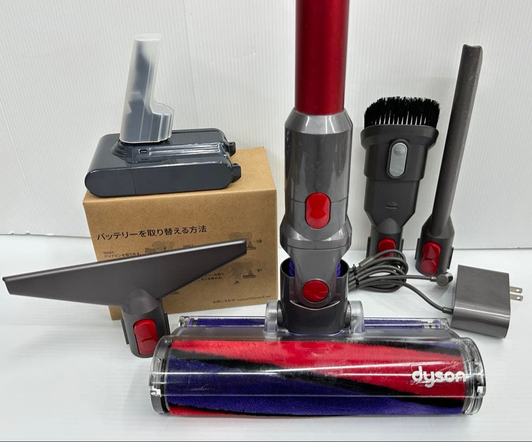 美品　ダイソン　掃除機　SV11 v7 slim 動作保証品　新品バッテリー付き