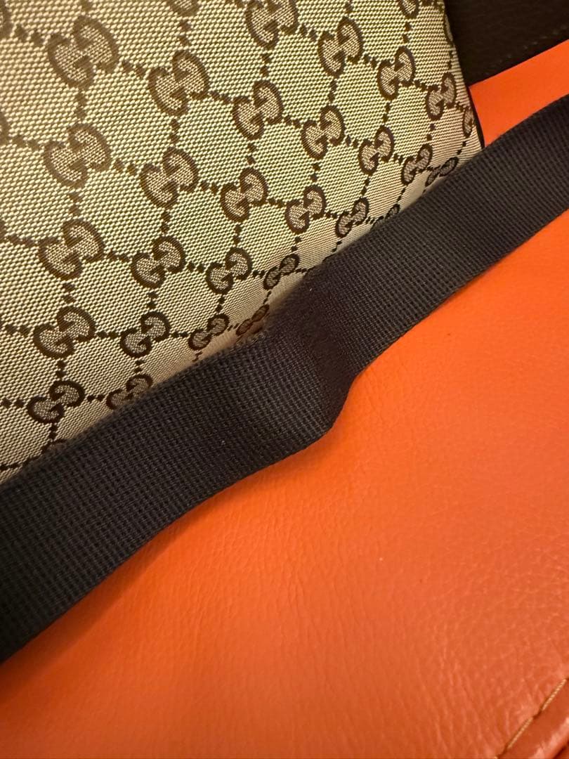 GUCCIグッチボディバック☆GGキャンバス