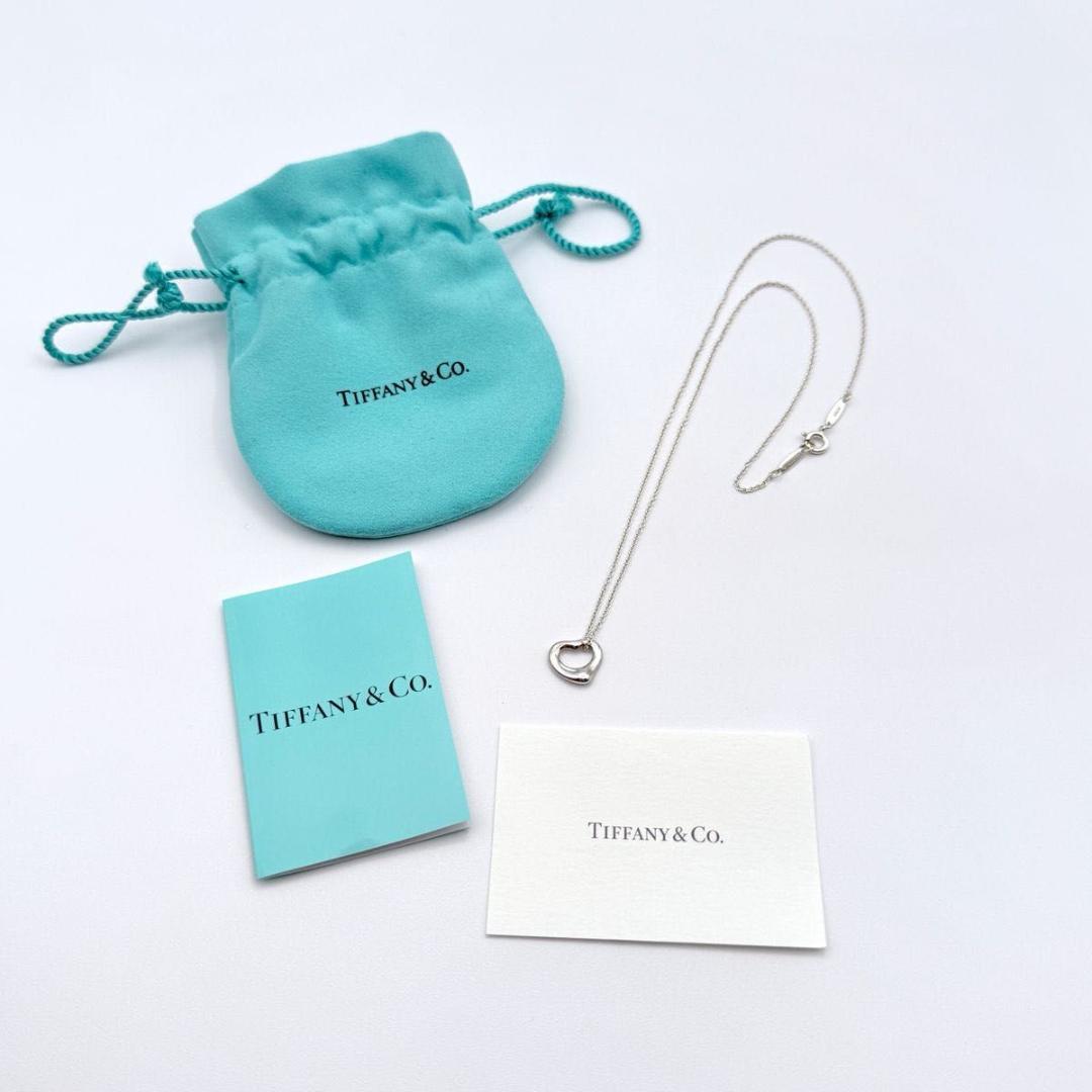 Tiffany オープンハート　XS 11mm シルバーネックレス　925