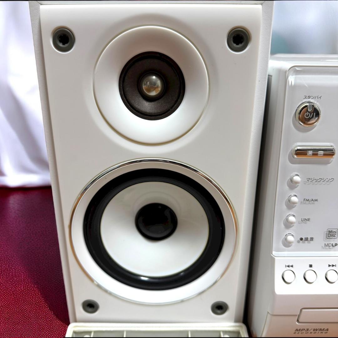 ☆極美品 ビクター UX-GM77 W ホワイト MDメモリーシステム コンポ