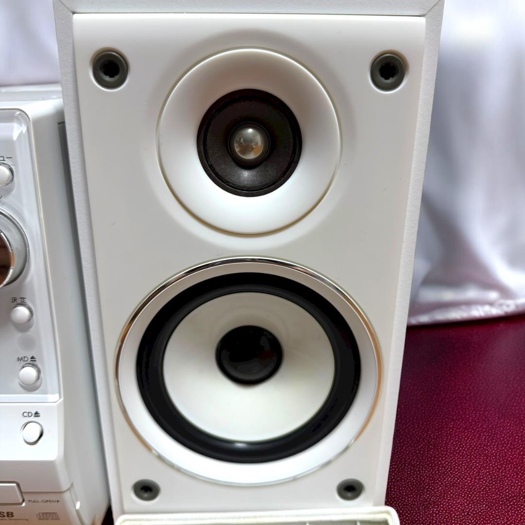 ☆極美品 ビクター UX-GM77 W ホワイト MDメモリーシステム コンポ