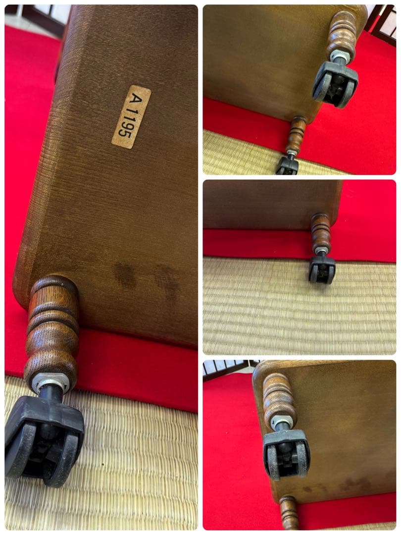 た*コ様 カリモク 木製　プランタースタンド　カート　フラワースタンド　キャスタ