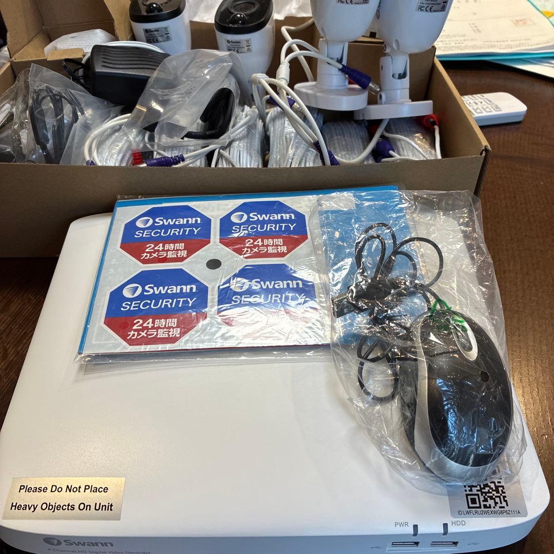 Swann （スワン）DVRシステム ８チャンネル　カメラ６台セット