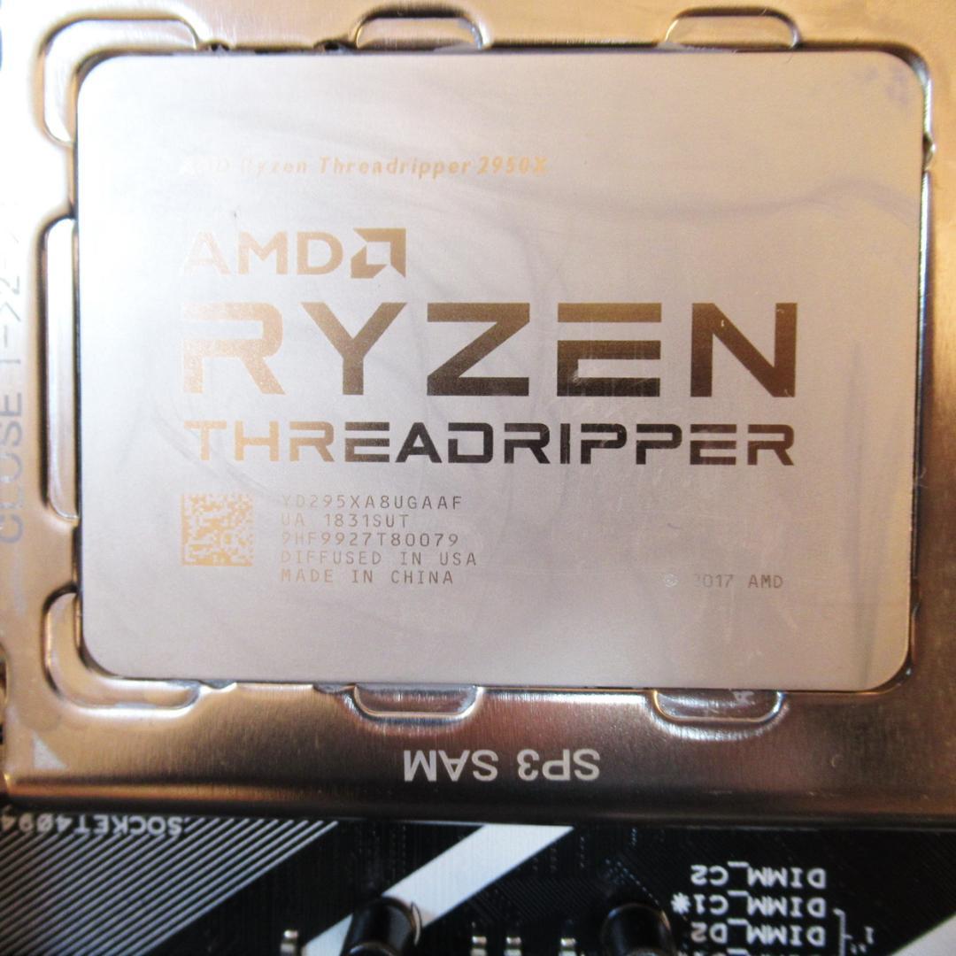マザーボード PRIME X399A Ryzen Threadripper 2950X 64G