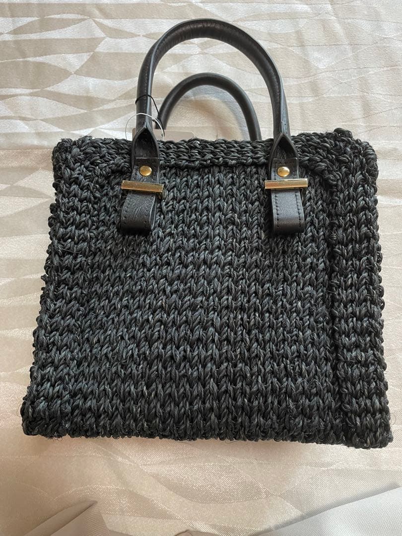 ⭐︎新品未使用⭐︎nouer ショルダーかごバッグ black