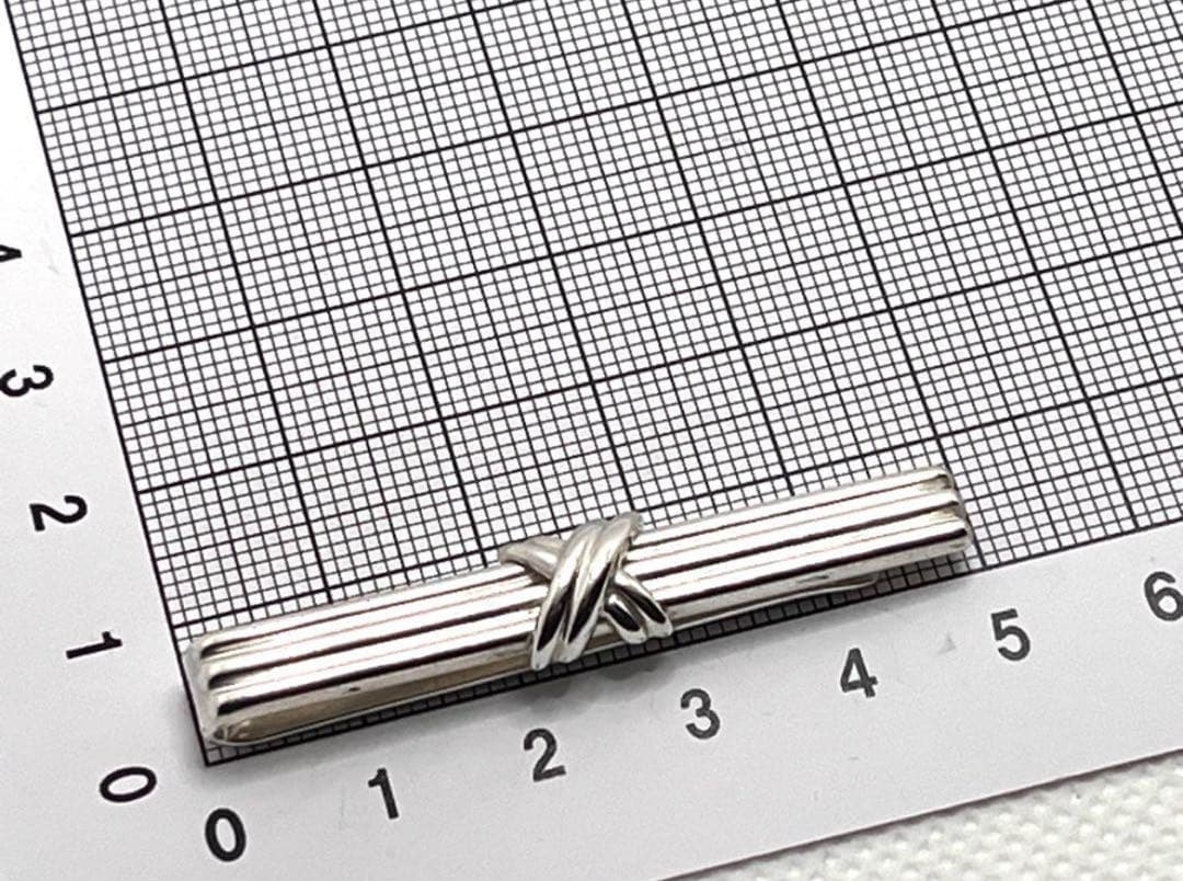 c309 美品　ティファニー　1992 シグネチャー　ネクタイピン　925