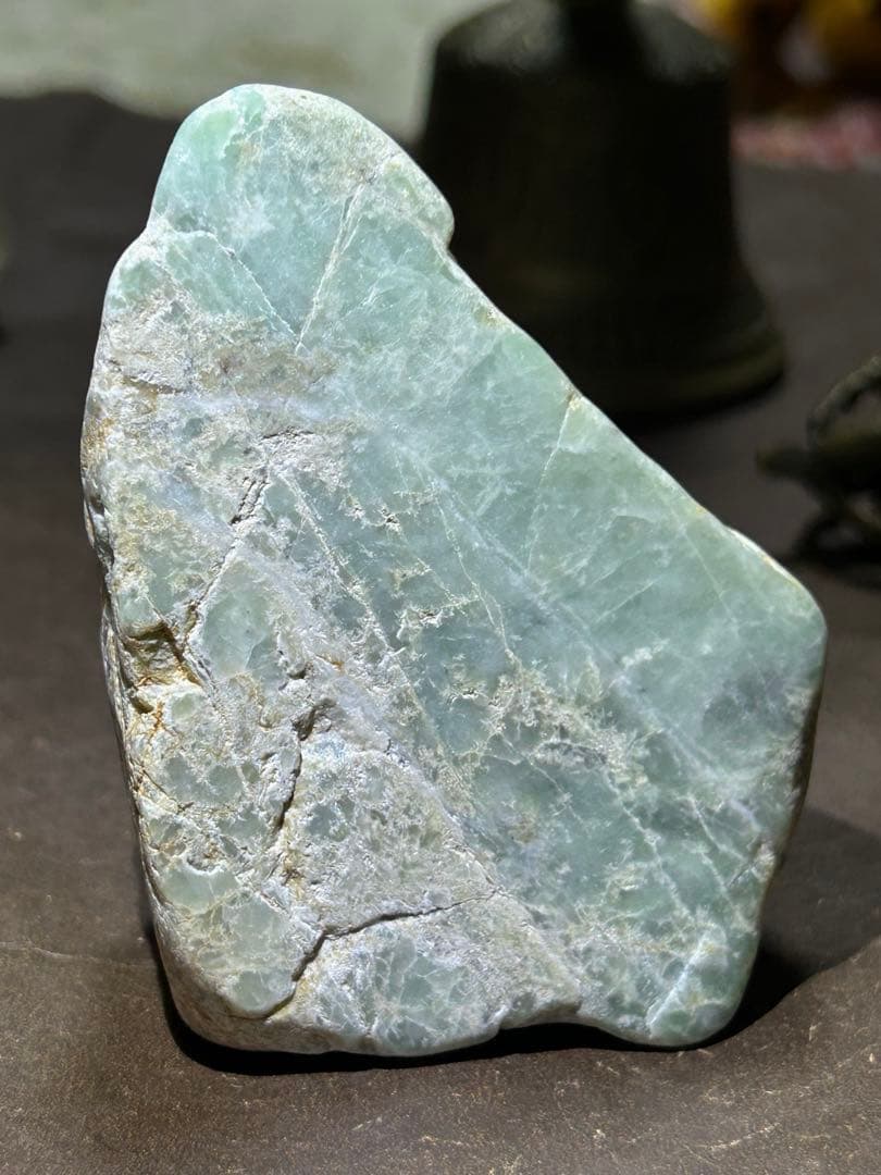 ⭐️別格高級品！来福開運秘宝①！国石！糸魚川翡翠　ジェダイト　原石