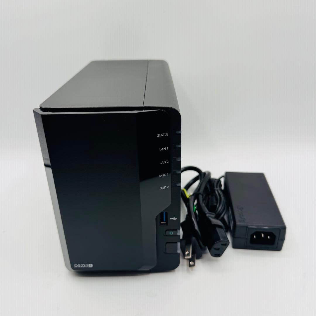 【美品】Synology DiskStation DS220+ NAS 2ベイ