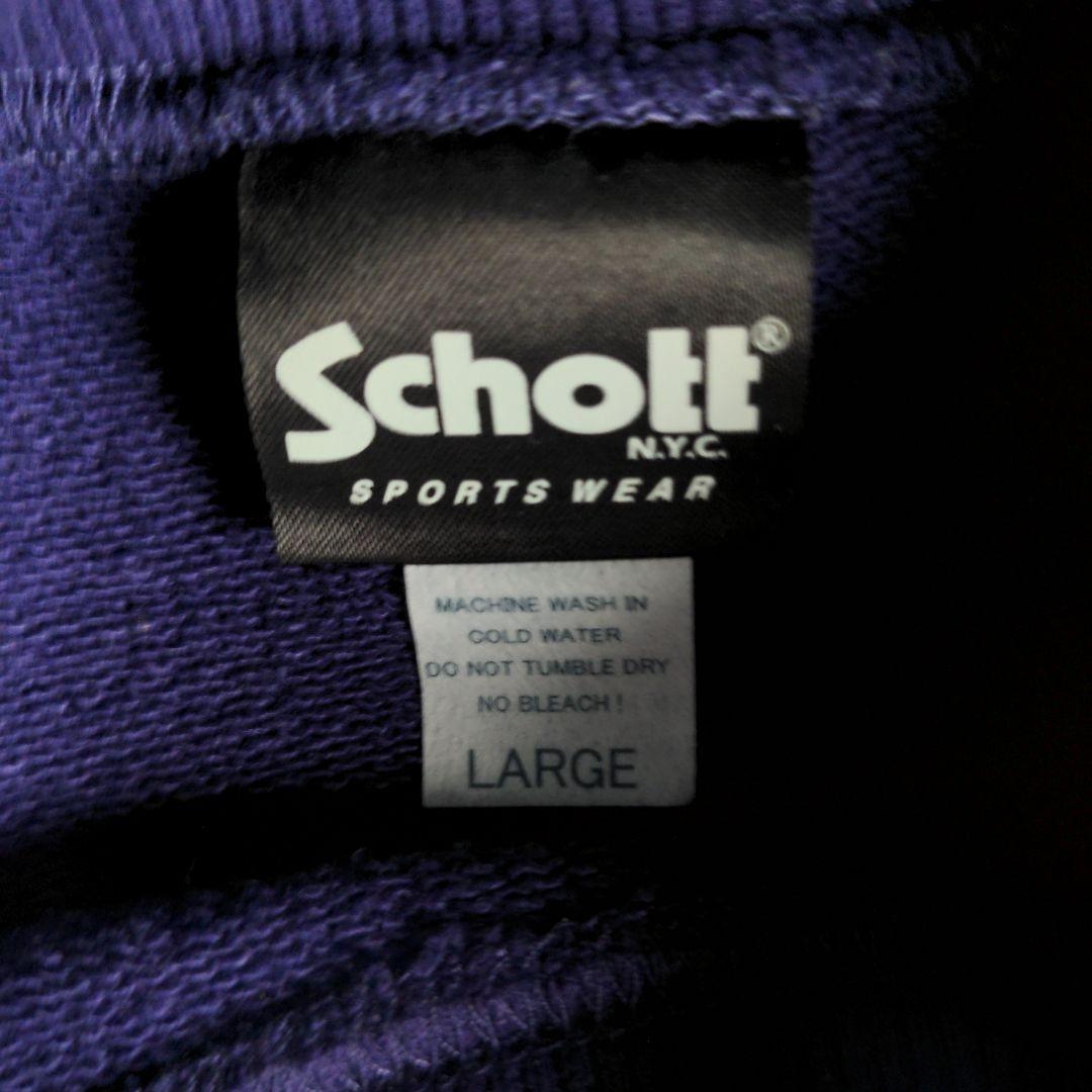 SchottクルーネックトレーナーキスマークパンサーLARGE