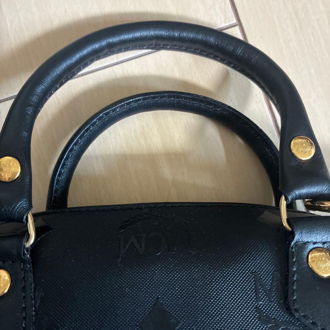 MCM 黒 ミニショルダーバッグ 3418W