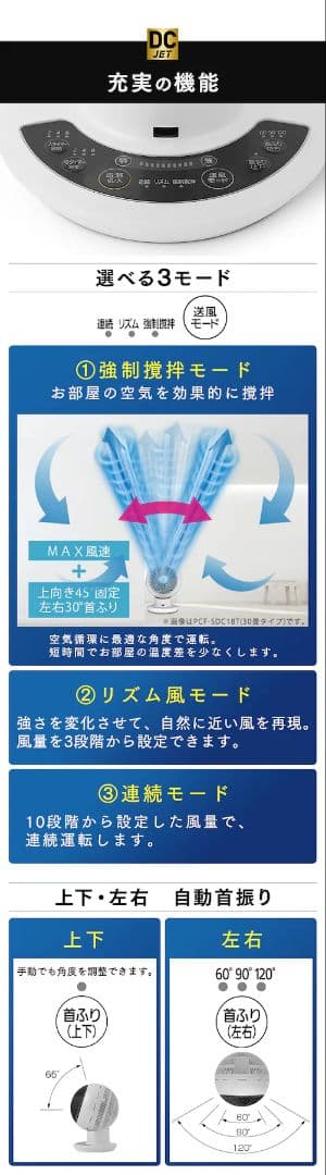 し*ろ様 IRIS OHYAMA KCF-SDC183T サーキュレーター 30