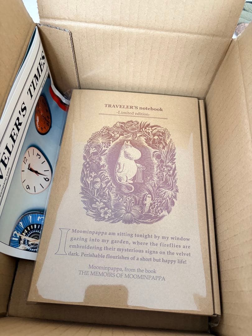 新品 トラベラーズノート 限定セット MOOMIN パパの思い出 ムーミン