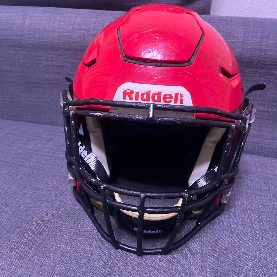 Riddell speed flex アメリカンフットボールヘルメット 赤 L