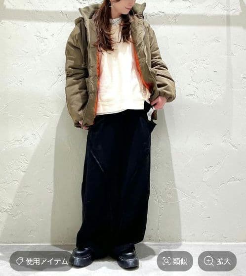 Niko and… misayo ミリアウター カーキ 未使用