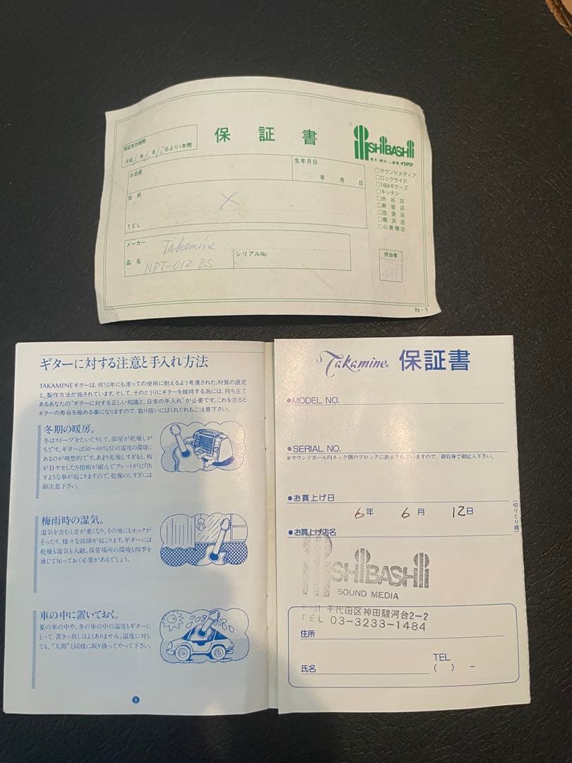 Takamine NPT-012BS アコースティックギター