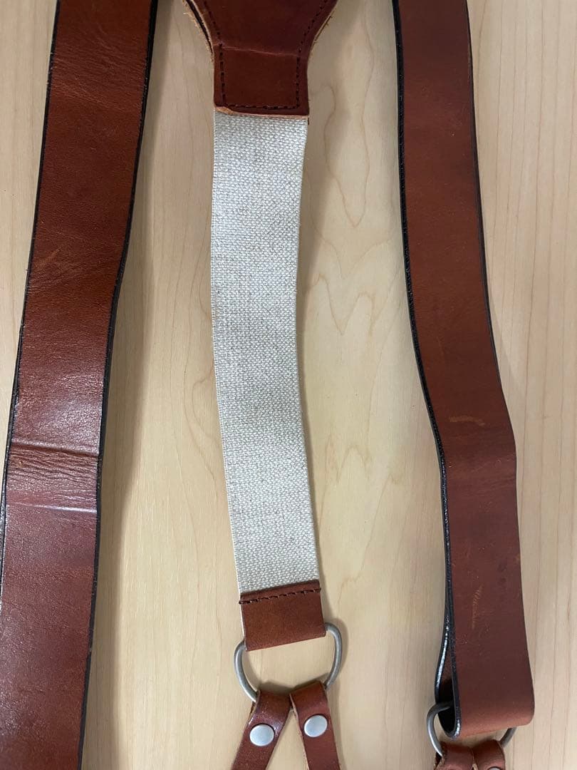 【まき】リーバイス LVC サスペンダー ベルト レザー