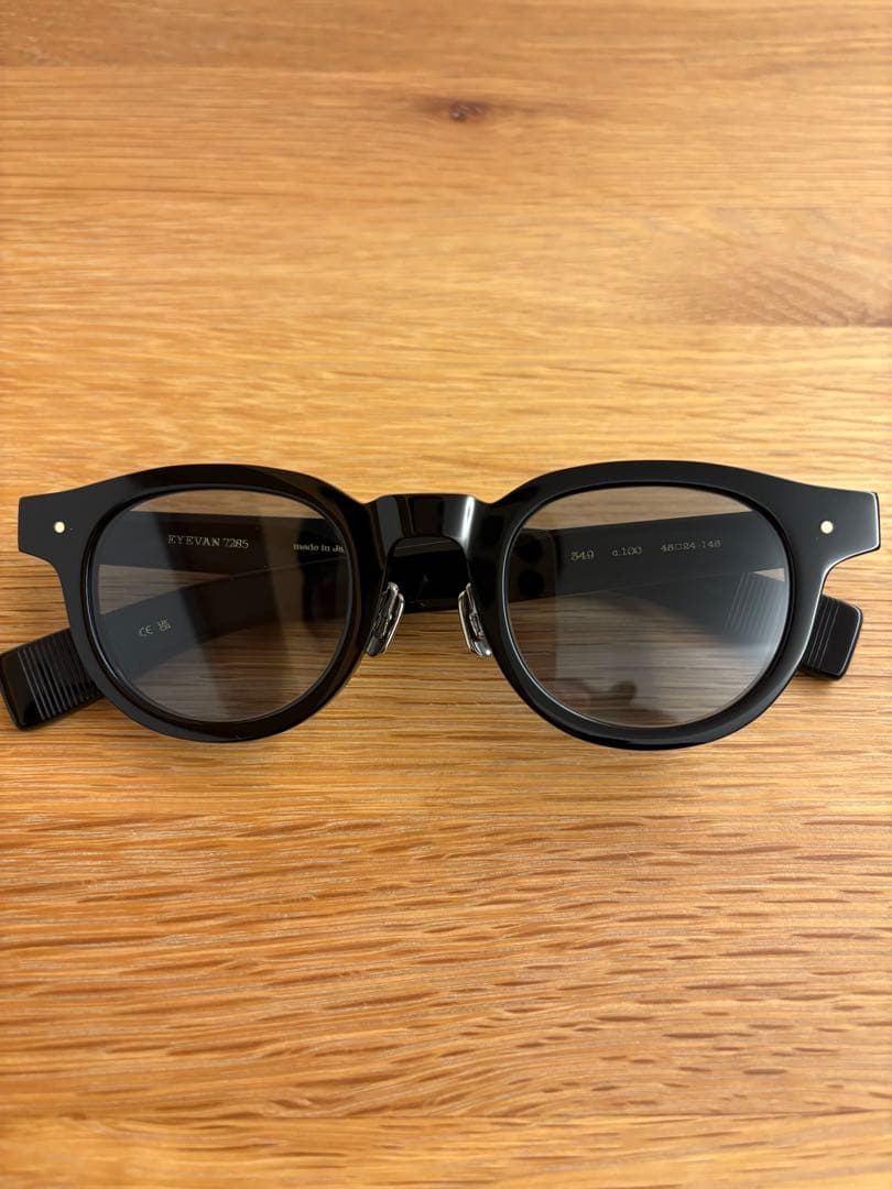 EYEVAN7285 349 ブラック サングラス　45□24-145