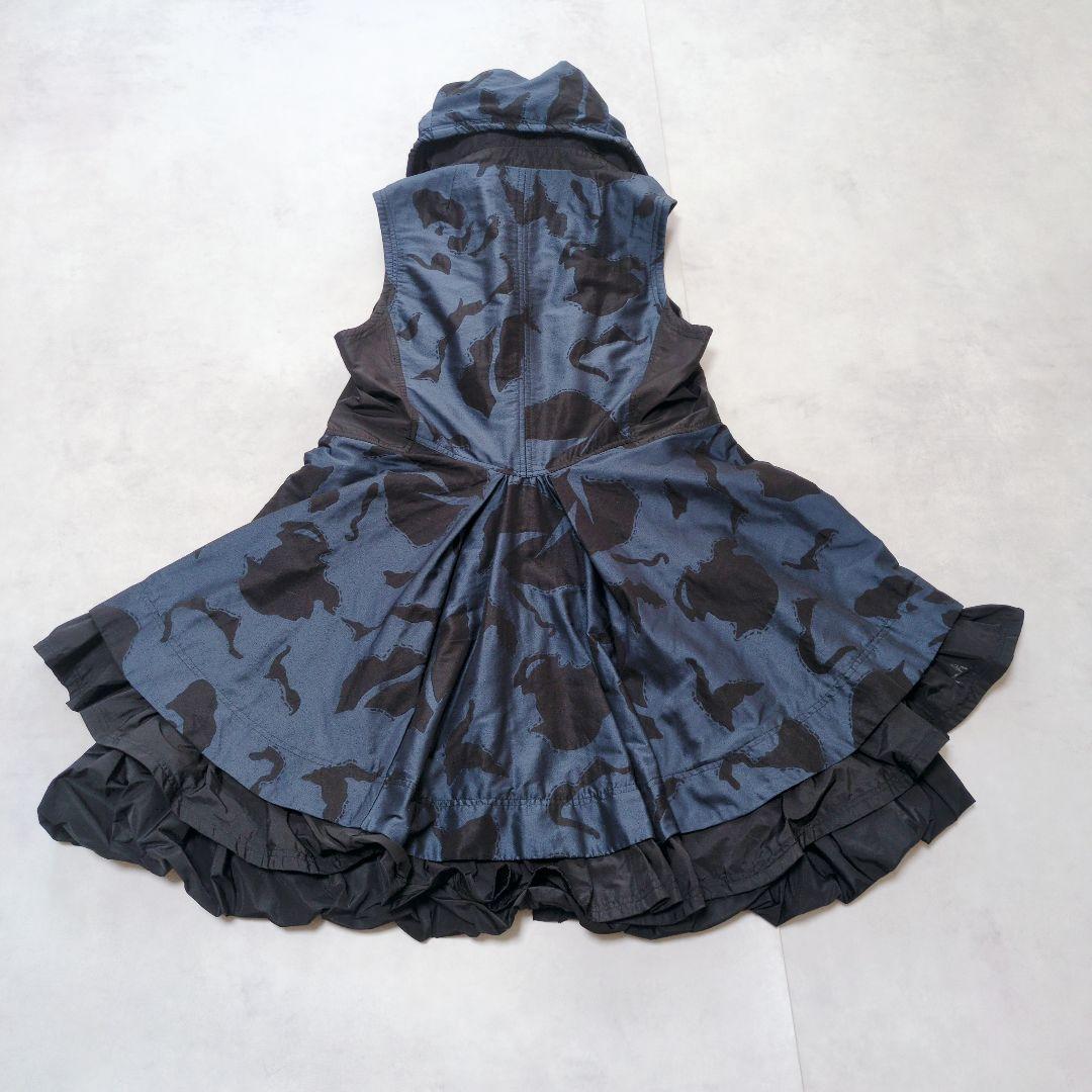 EIKO KONDO✨️バルーンジレ 総柄 ワイヤー変形 総柄 アートを纏う❁