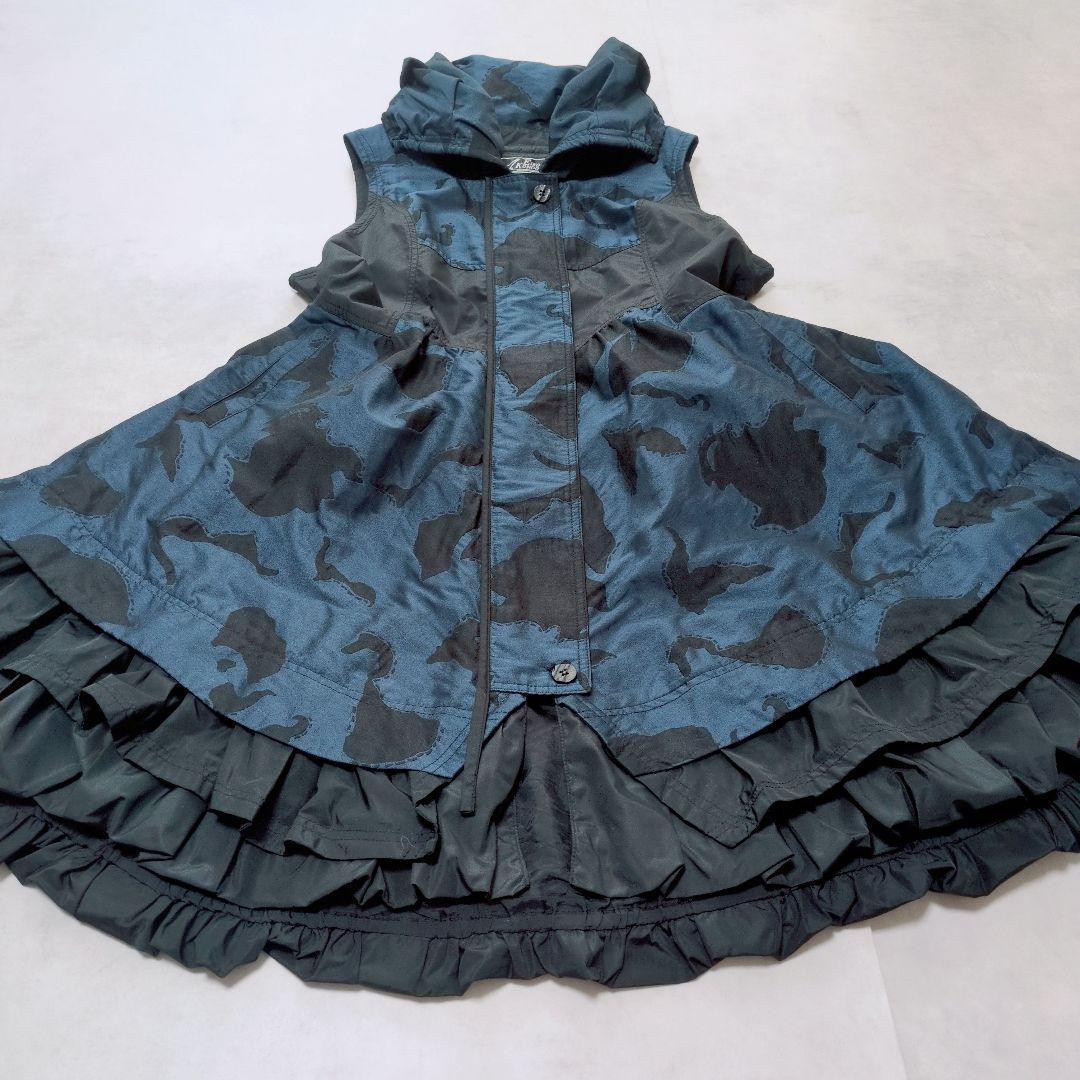 EIKO KONDO✨️バルーンジレ 総柄 ワイヤー変形 総柄 アートを纏う❁