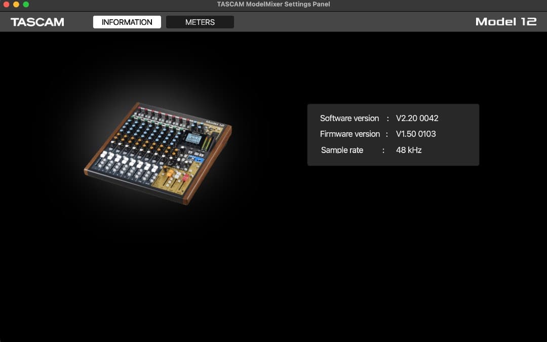 TASCAM Model12 ミキサー オーディオインターフェイス